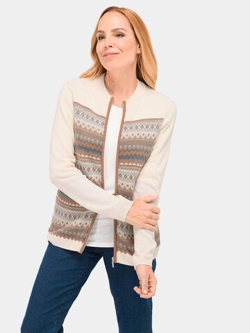 Goldner Gebreid vest in Beige: voorkant