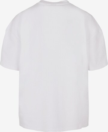 T-Shirt 'Long Beach' Merchcode en blanc