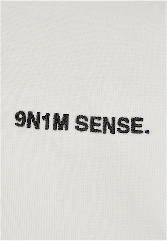 9N1M SENSE Zip-Up Hoodie in White