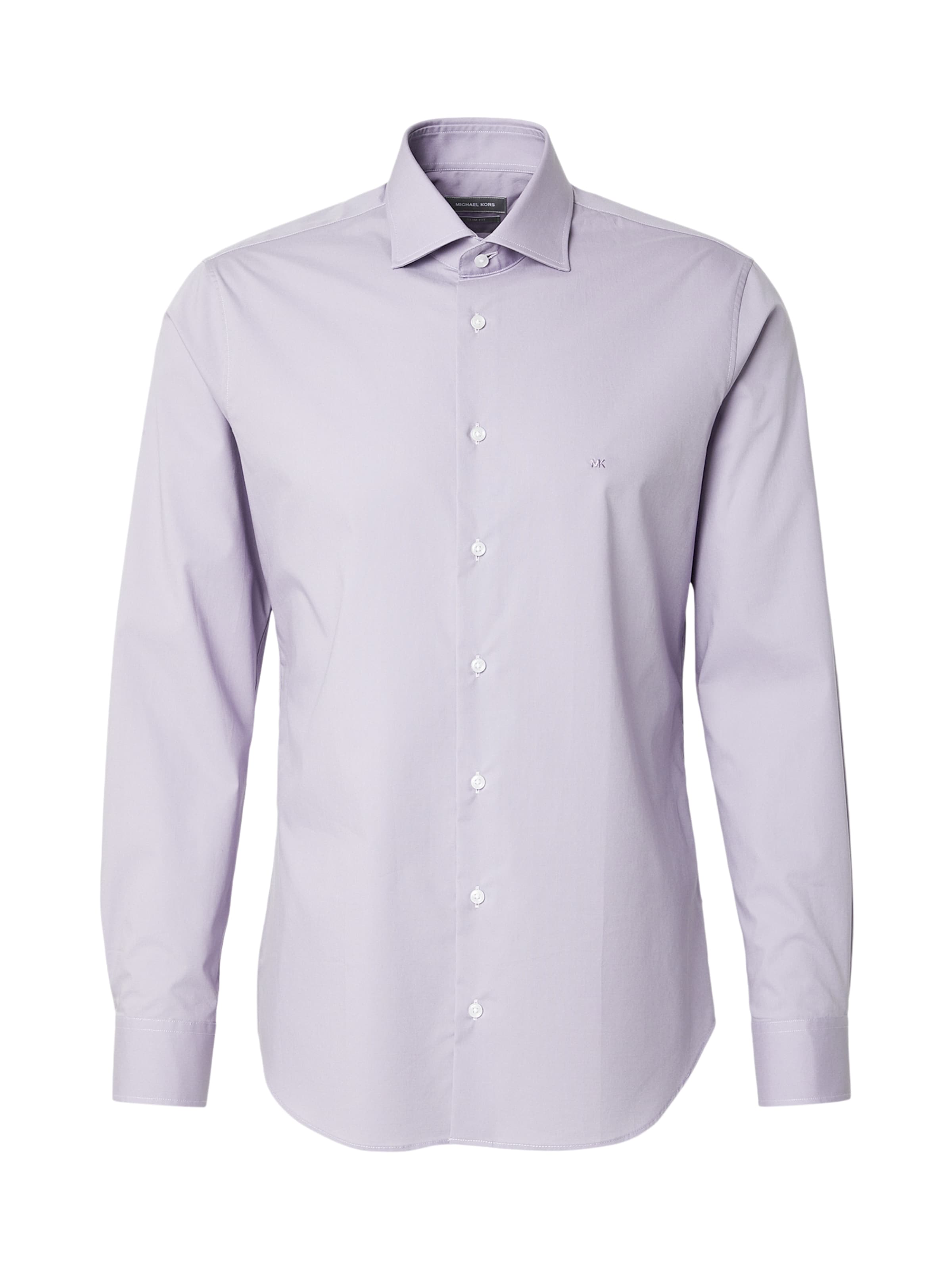Michael Kors Слим Деловая рубашка в Лиловый: спереди