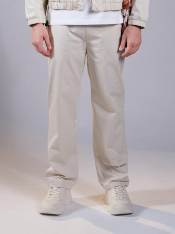 Alessandro Magno Loosefit Hose 'FASHION' in Weiß: Vorderseite
