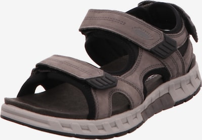 GABOR Sandale in hellbraun / schwarz, Produktansicht