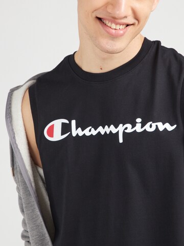 Maglietta di Champion Authentic Athletic Apparel in nero