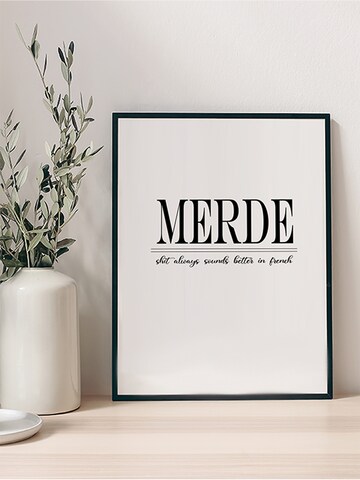 Liv Corday Image 'Merde' in Black