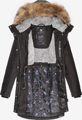 Ragwear Winterparka 'Tawny' in Zwart