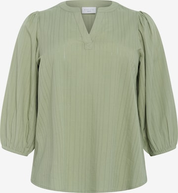 KAFFE CURVE - Blusa 'KCJolisa' em verde: frente