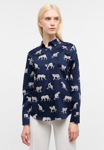 ETERNA Blouse in Blauw: voorkant