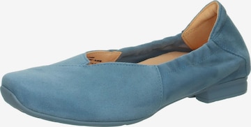 THINK! Ballet Flats in Blue: front