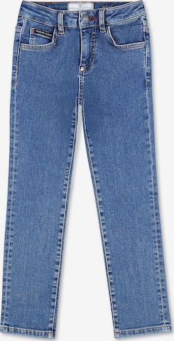 Philipp Plein - Regular Calças de ganga 'Iconic' em azul: frente