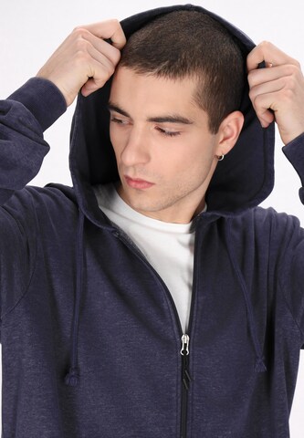 TUFFSKULL - Casaco em moletão 'Back To School' em azul