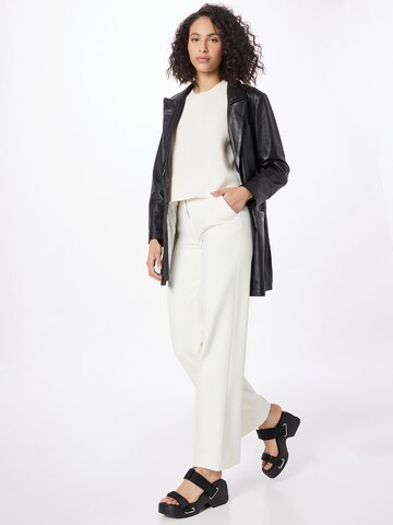 The Kooples Regular Trousers with creases in Beige