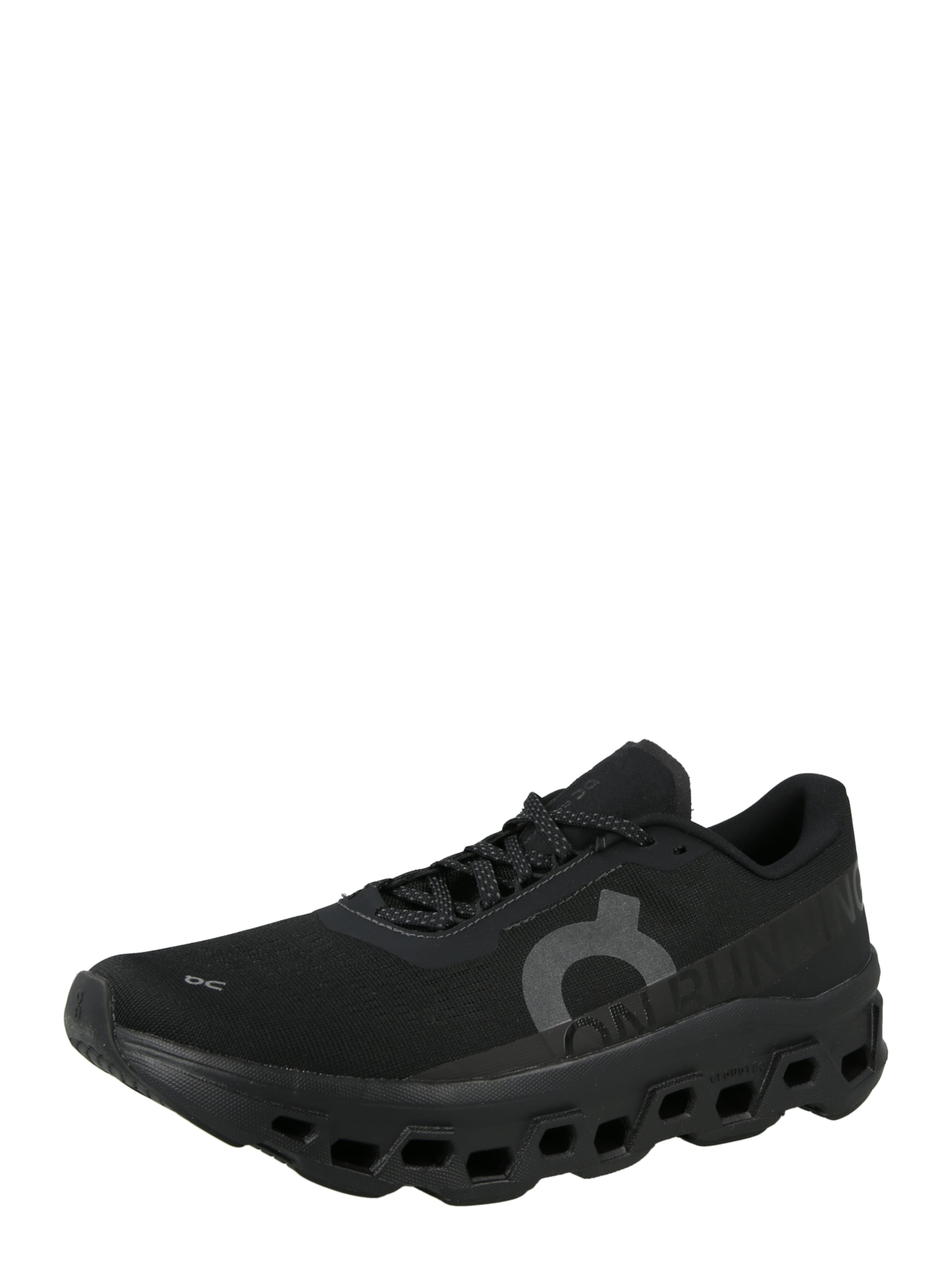 On - Zapatillas deportivas bajas 'Cloudmonster 1' en negro: frente