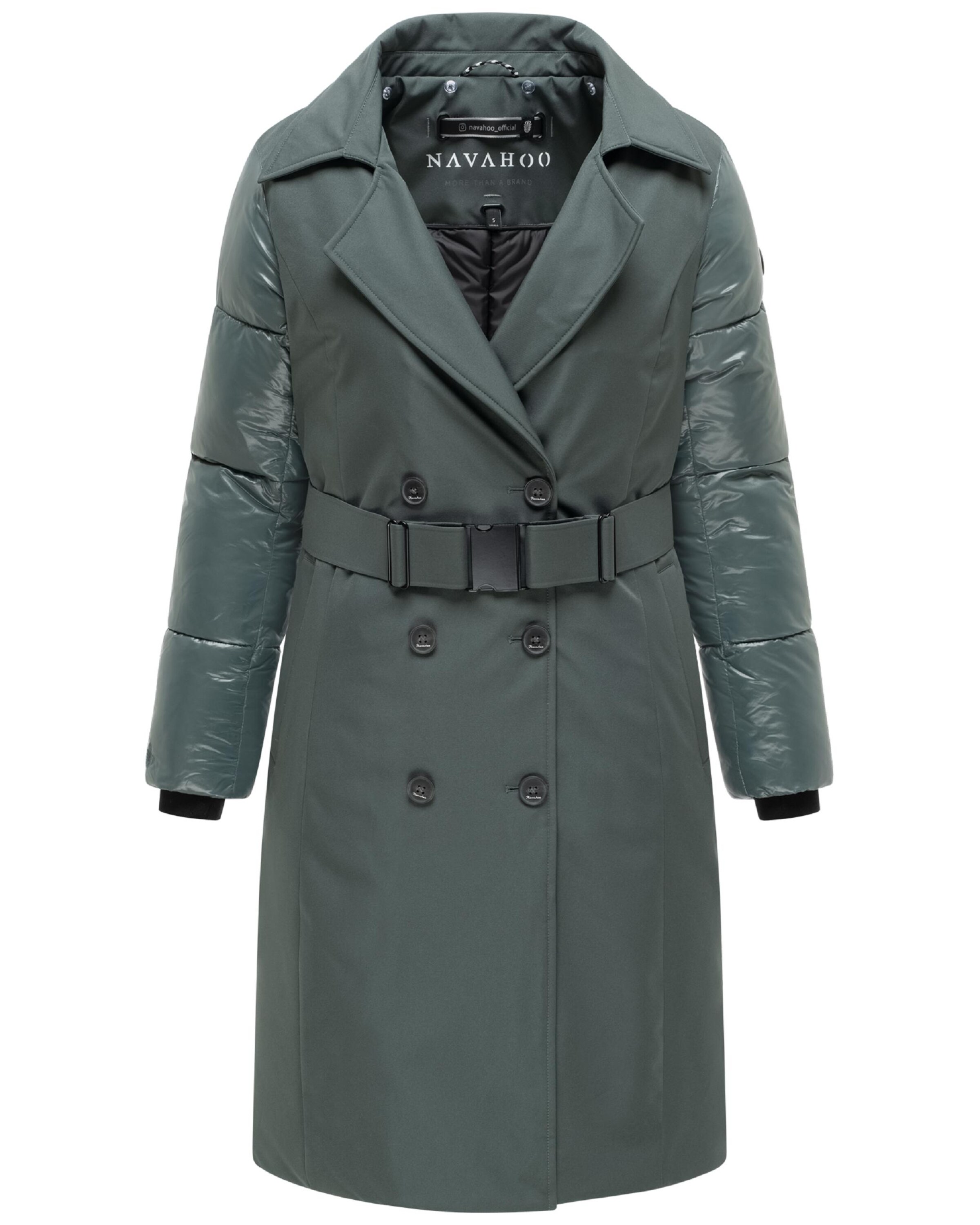 NAVAHOO Winter coat 'City-Glow 14' in Green