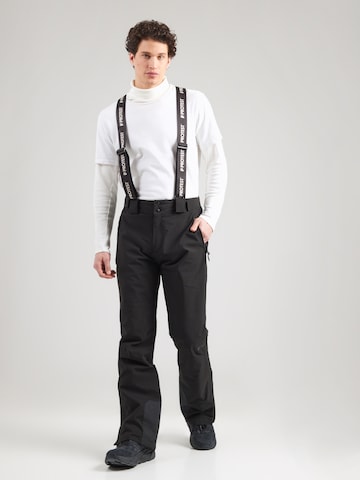 melns PROTEST Standarta Sporta bikses 'Chester': no priekšpuses