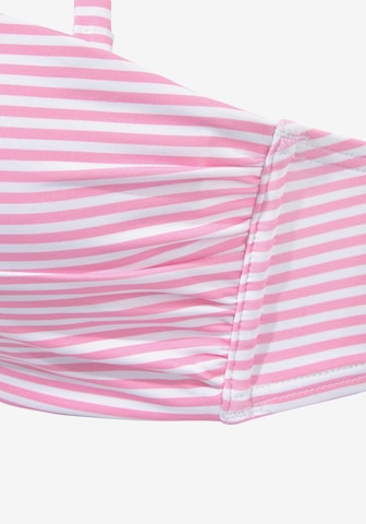 Bandeau Bikini s.Oliver en rose