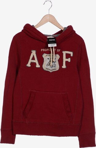 Abercrombie & Fitch Sweatshirt & Zip-Up Hoodie in S in Red: front