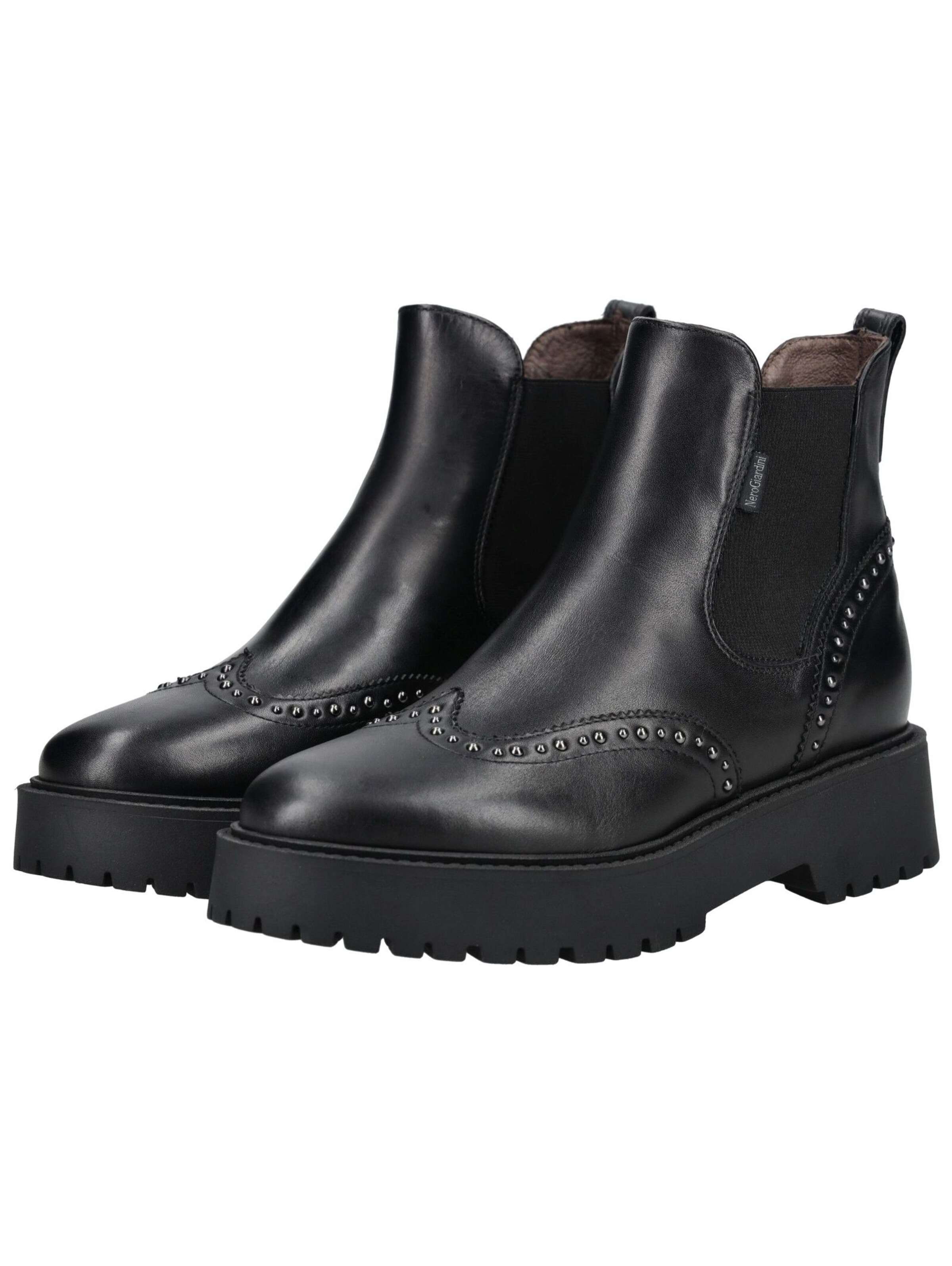 Nero Giardini Chelsea boots in Zwart