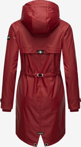 Manteau fonctionnel 'Rainy Flower' NAVAHOO en rouge