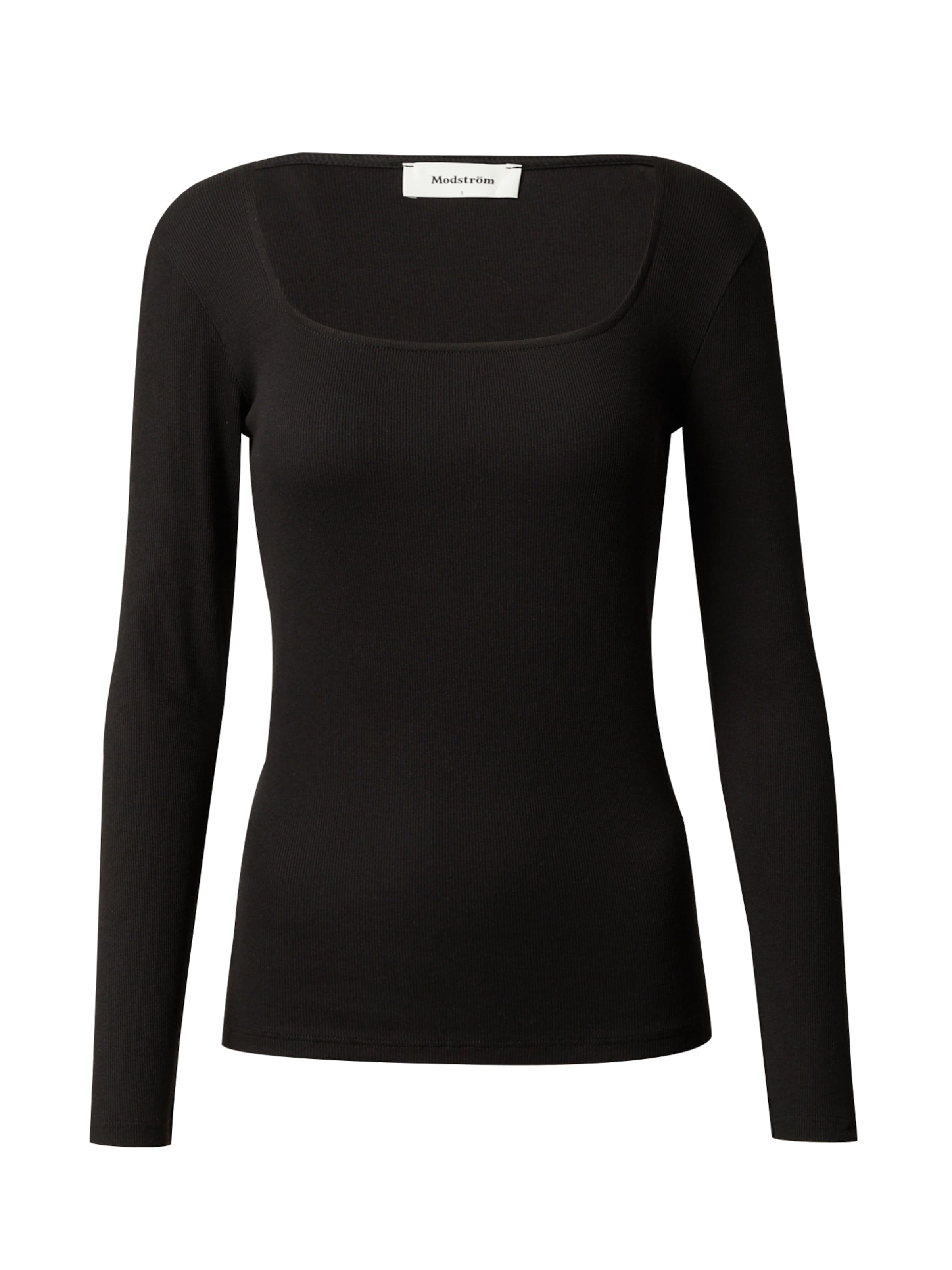 modström Shirt 'Toxie' in Zwart: voorkant