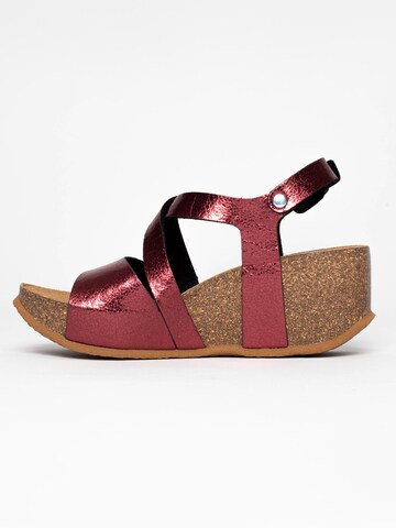 Bayton Sandal 'Malaga' in Red