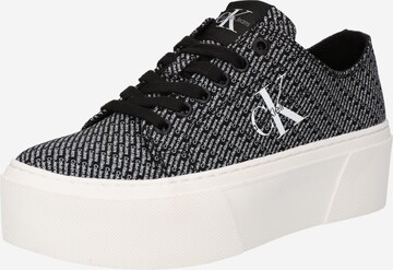 Calvin Klein Jeans Regular Sneakers in Black: front