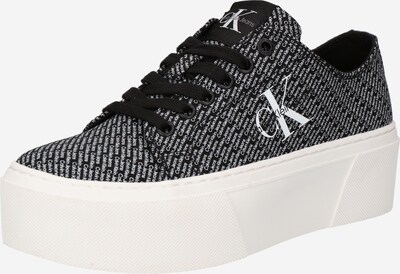 Calvin Klein Jeans Baskets basses en noir / blanc, Vue avec produit