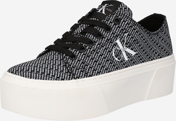 Calvin Klein Jeans Szabványos Rövid szárú sportcipők - fekete: elől