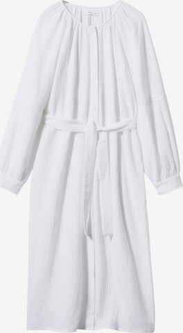 Robe-chemise 'Ibiza' MANGO en blanc : devant