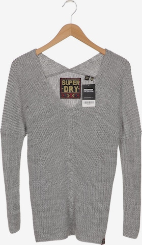 Superdry Sweater & Cardigan in M in Grey: front