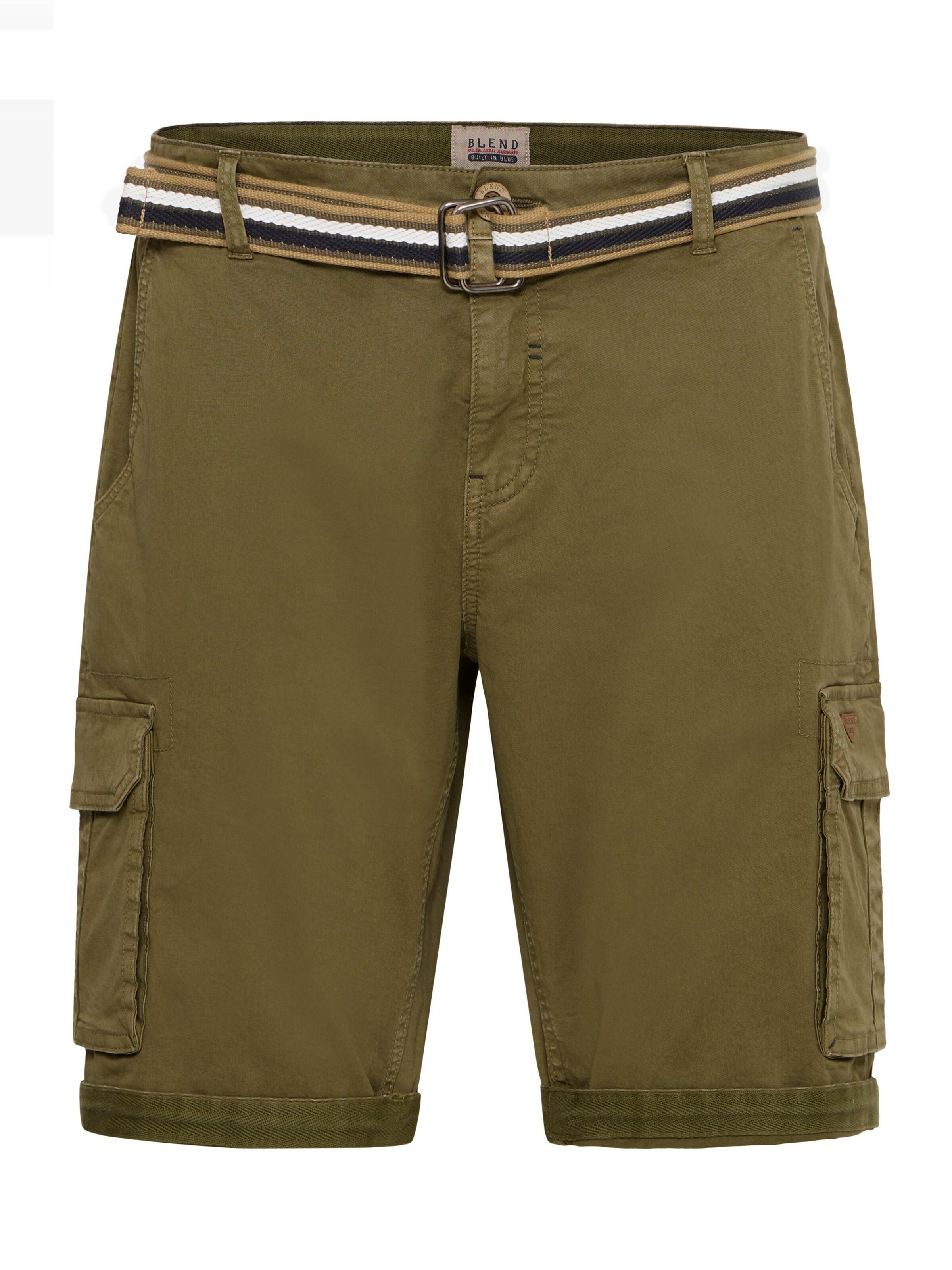 BLEND Cargobroek 'Brian' in Groen: voorkant