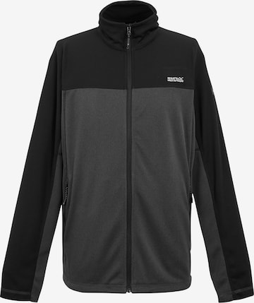 Giacca di pile 'Highton Full Zip V' di REGATTA in grigio: frontale