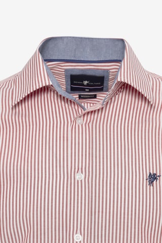 DENIM CULTURE Regular fit Button Up Shirt 'Gordon' in Red