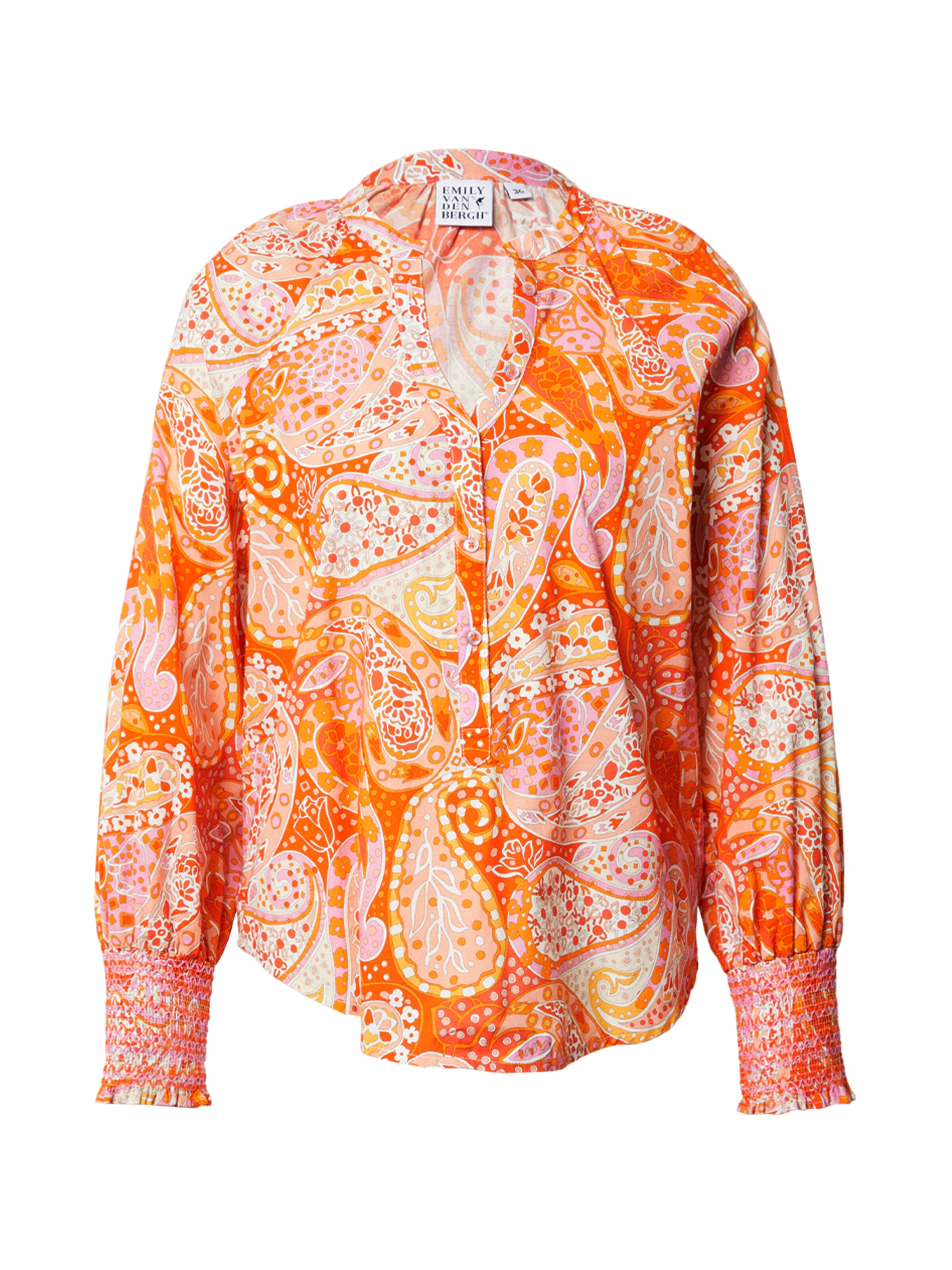 Emily Van Den Bergh Blouse in Orange: front