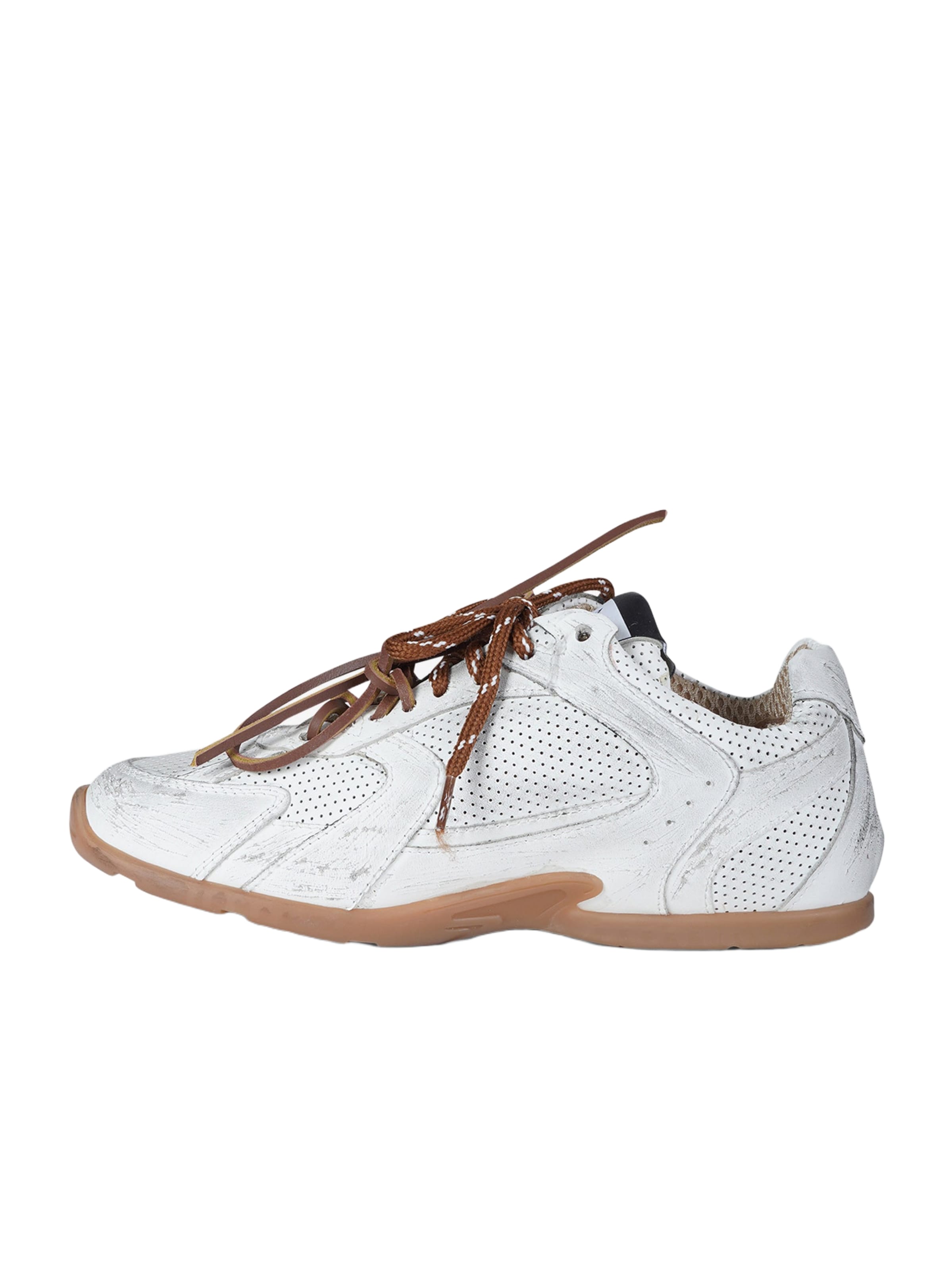 GISEL MOIRE Sneakers laag 'G88' in Wit: voorkant