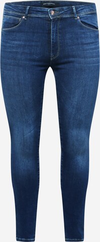 ONLY Carmakoma Skinny Jeans 'Maya' in Blauw: voorkant