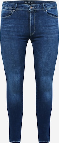 ONLY Carmakoma Skinny Jeans 'Maya' i blå: forside