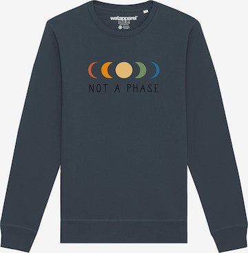 Watapparel Sweatshirt 'Not a Phase' in Grijs: voorkant