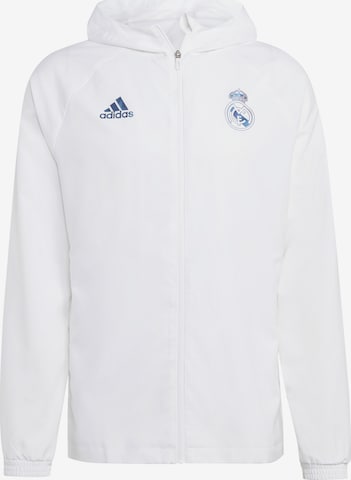 ADIDAS SPORTSWEAR Athletic Jacket in White: front