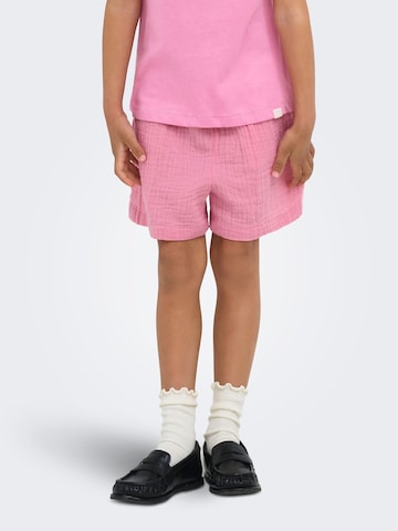 Regular Pantaloni 'KMGThyra' de la ONLY GIRLS pe roz: față