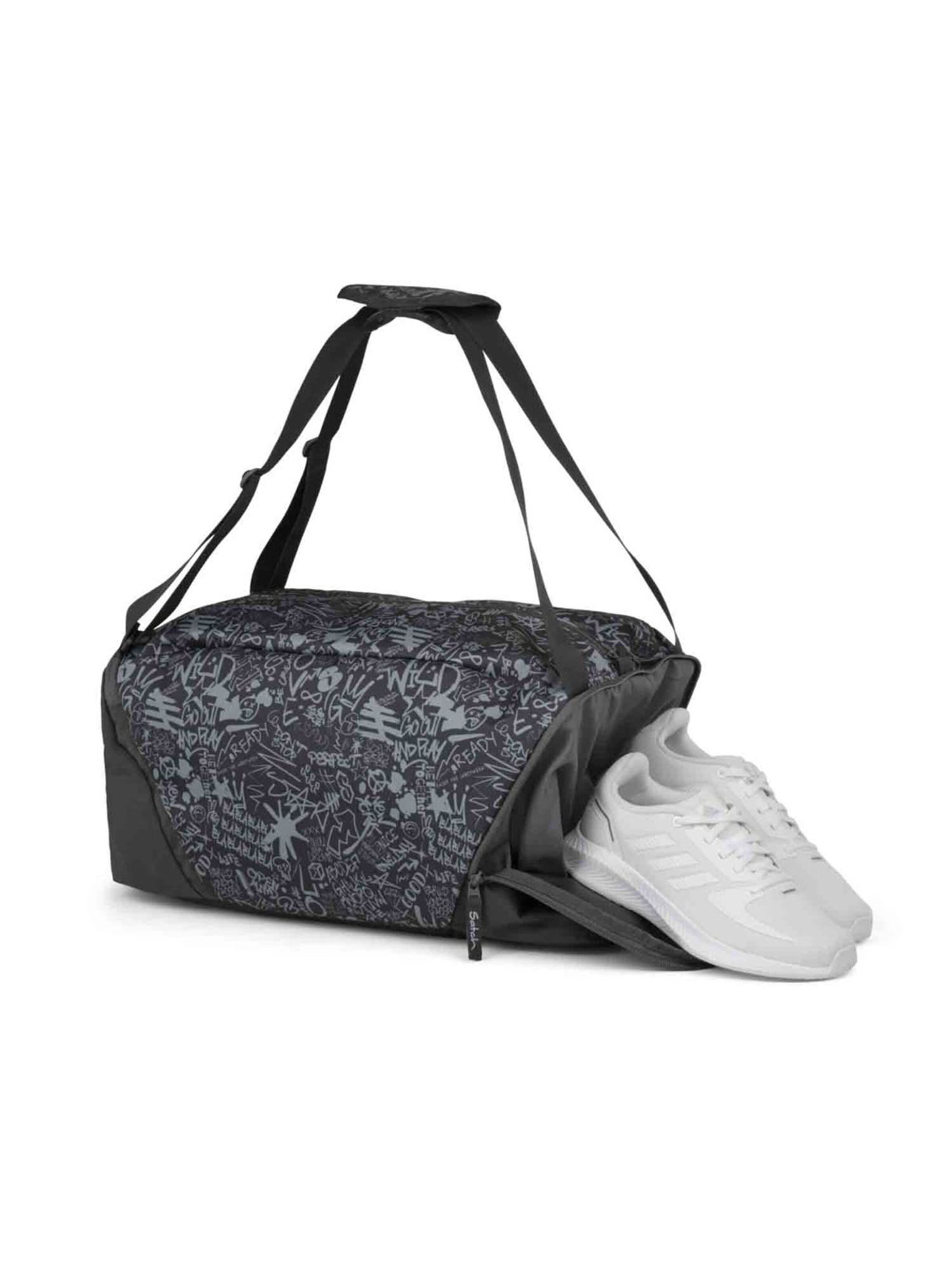 Satch Backpack 'Pack Schulrucksack Set 3tlg' in Grey