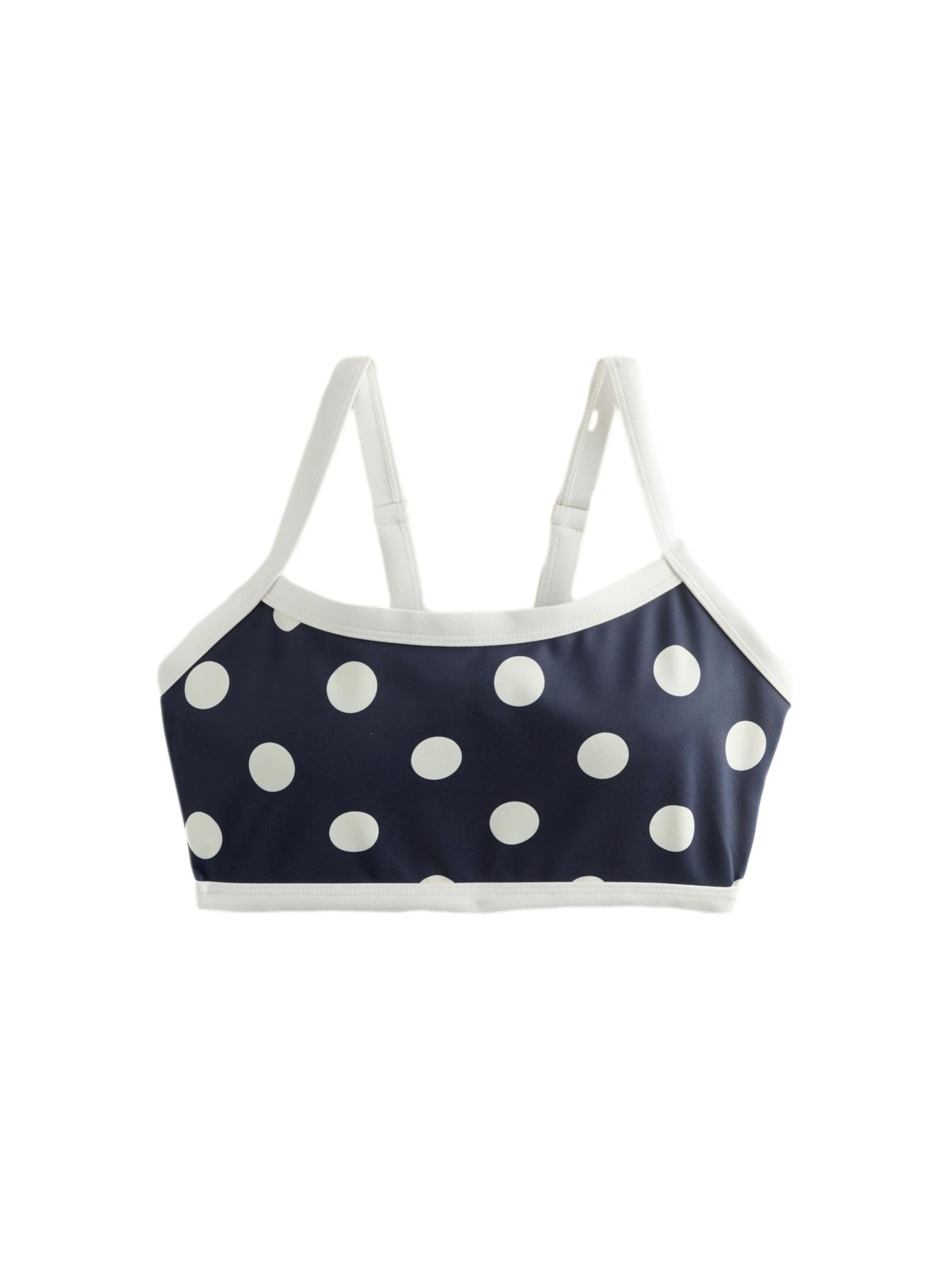Next - Soutien Bustier Soutien de desporto em azul: frente