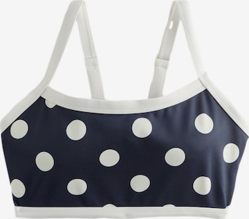 Next - Soutien Bustier Soutien de desporto em azul: frente