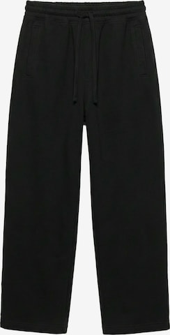 Pull&Bear Spodnie w kolorze czarny: przód