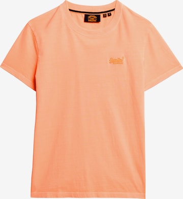 Superdry Shirt 'Essential' in Orange: front