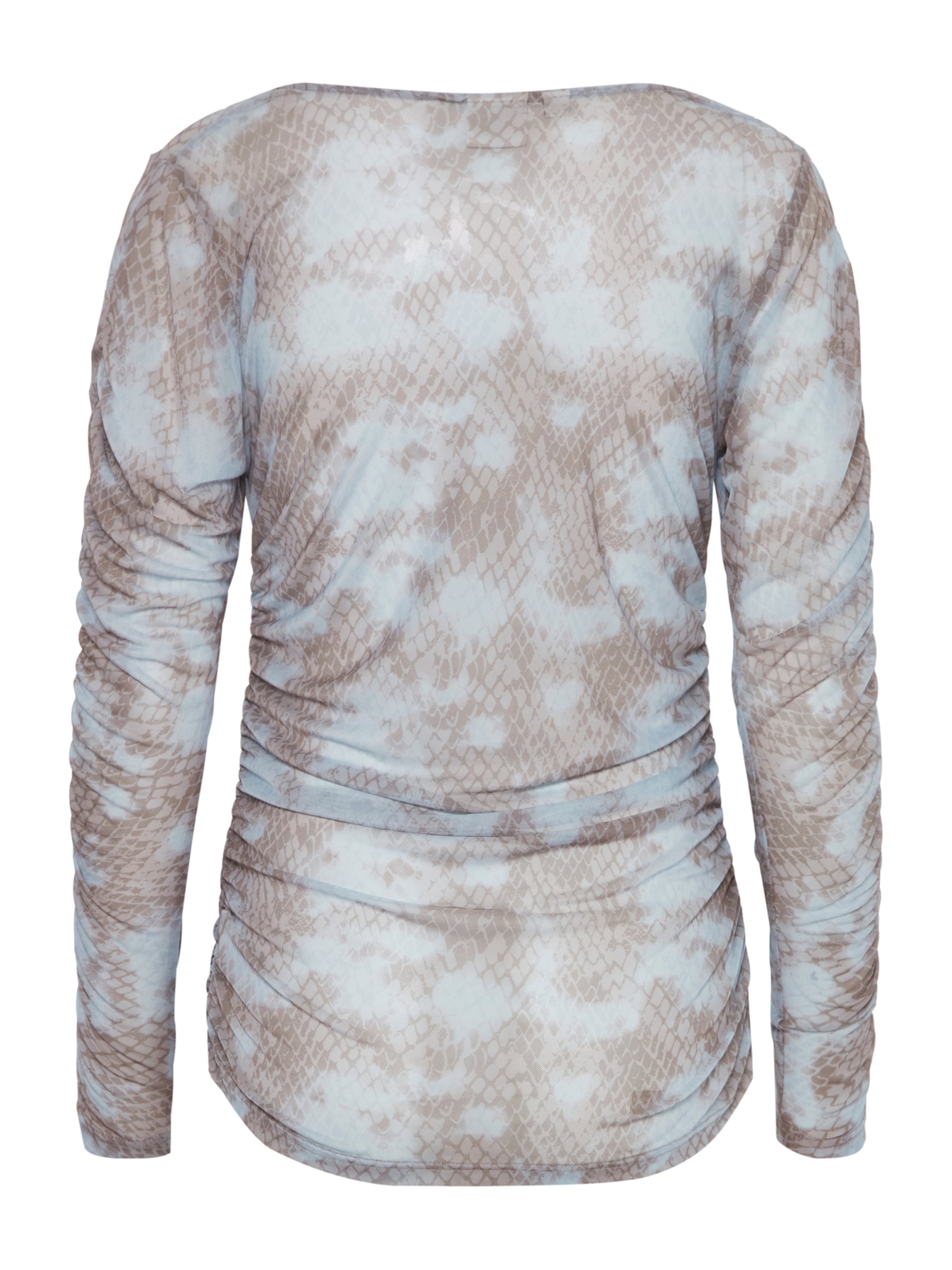 ICHI Shirt 'IH ISTA' in Brown