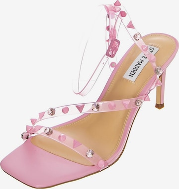 STEVE MADDEN Sandały 'Womens Glitzed Pink Candy Sandals' w kolorze różowy: przód