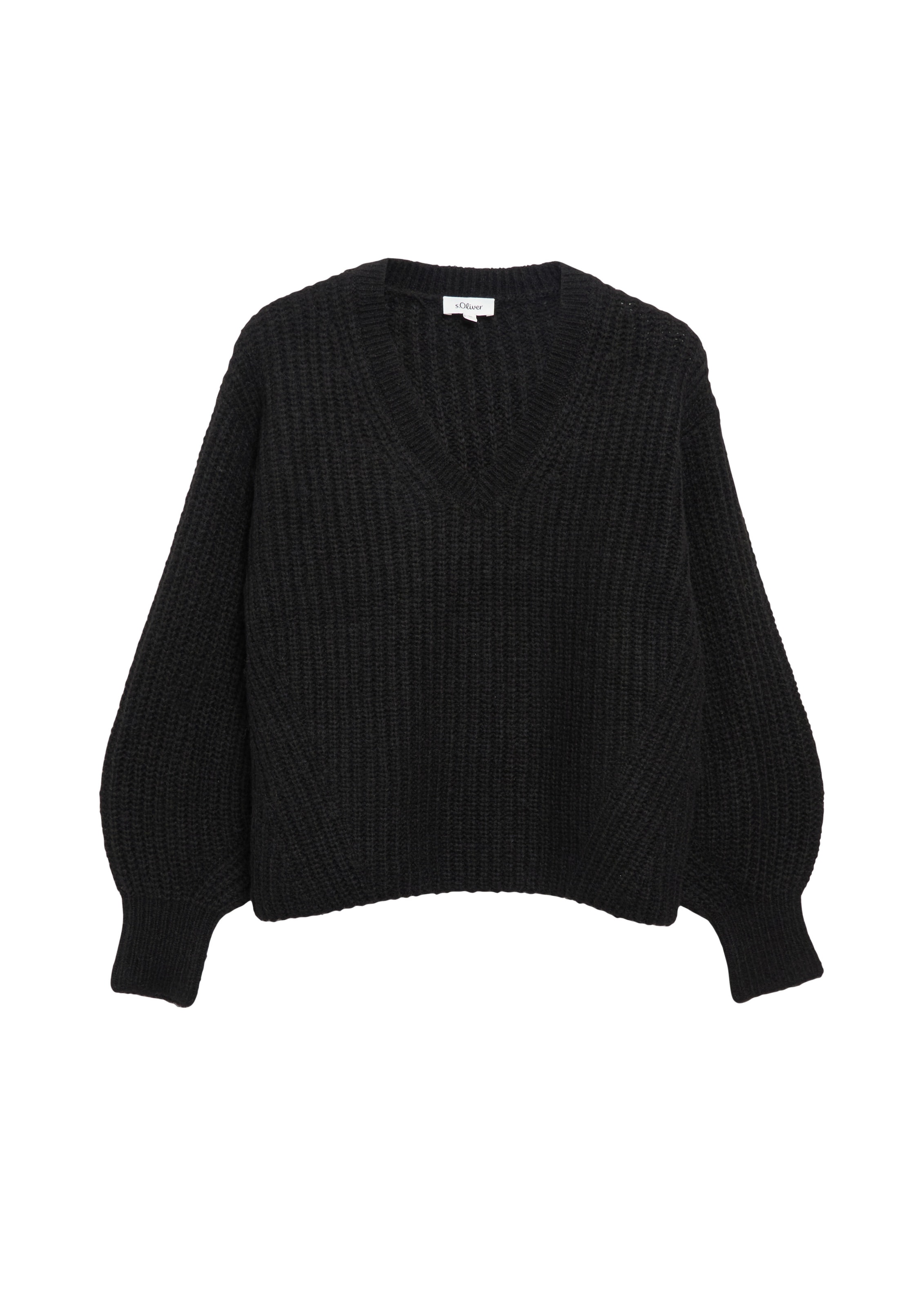 Pull-over s.Oliver en noir : devant