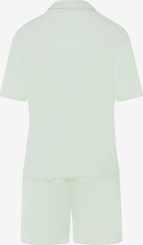 Hanro Korte pyjama ' Natural Comfort ' in Groen