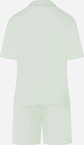 Hanro Korte pyjama ' Natural Comfort ' in Groen