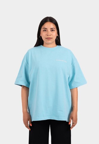 T-Shirt Prohibited en bleu